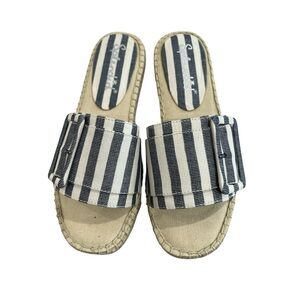 Splendid Blue and White Striped Espadrilles - NWOB